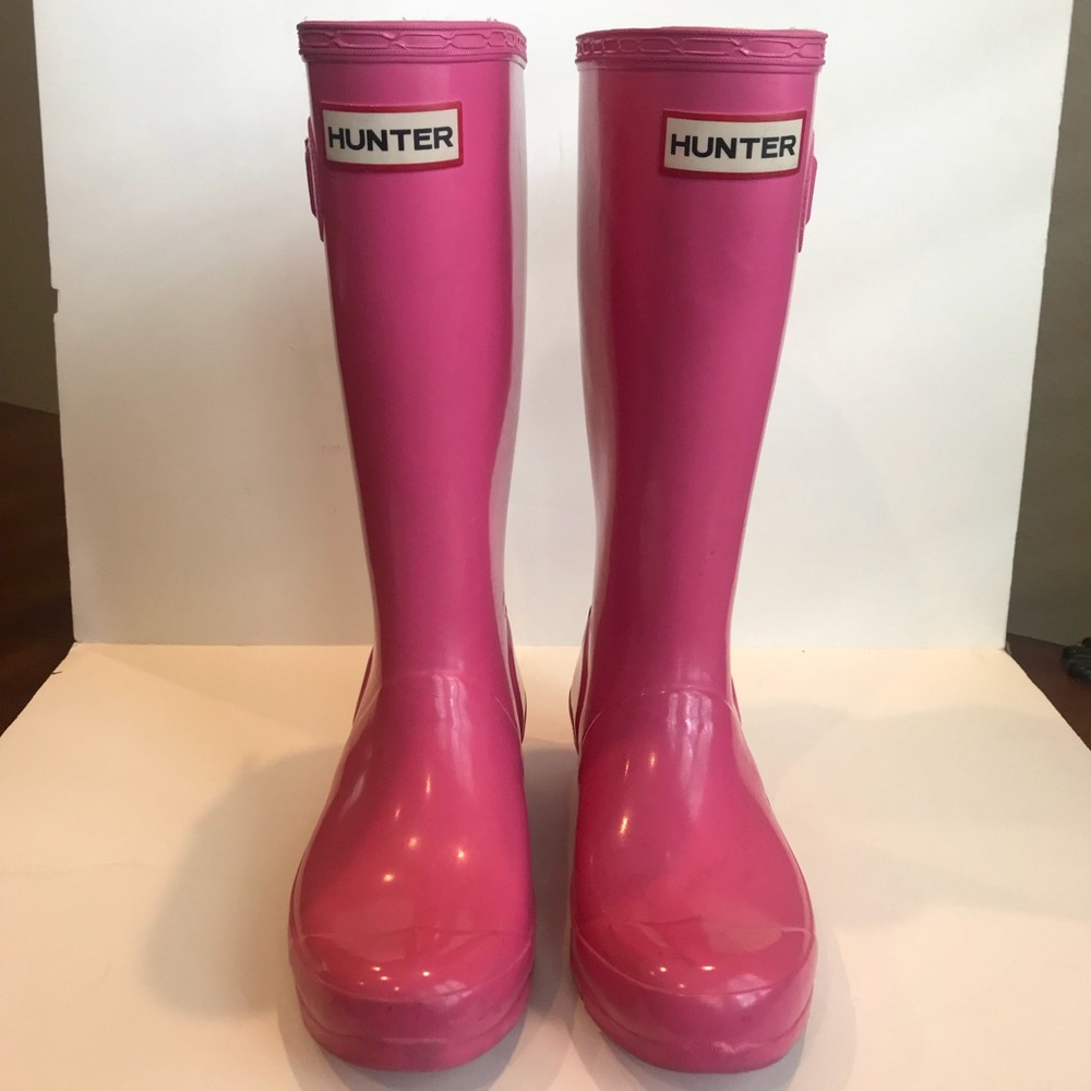 Girls Hunter rain boots size 2M/3F